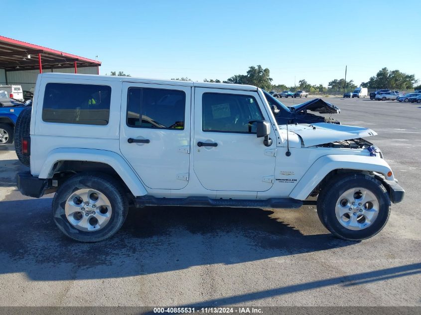 2014 Jeep Wrangler Unlimited Sahara VIN: 1C4BJWEGXEL195786 Lot: 40855531