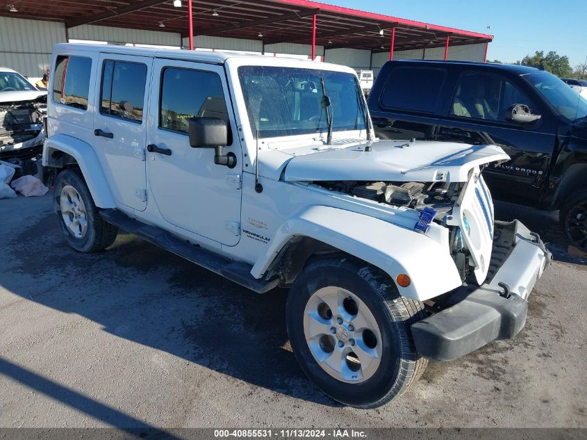 2014 Jeep Wrangler Unlimited Sahara VIN: 1C4BJWEGXEL195786 Lot: 40855531