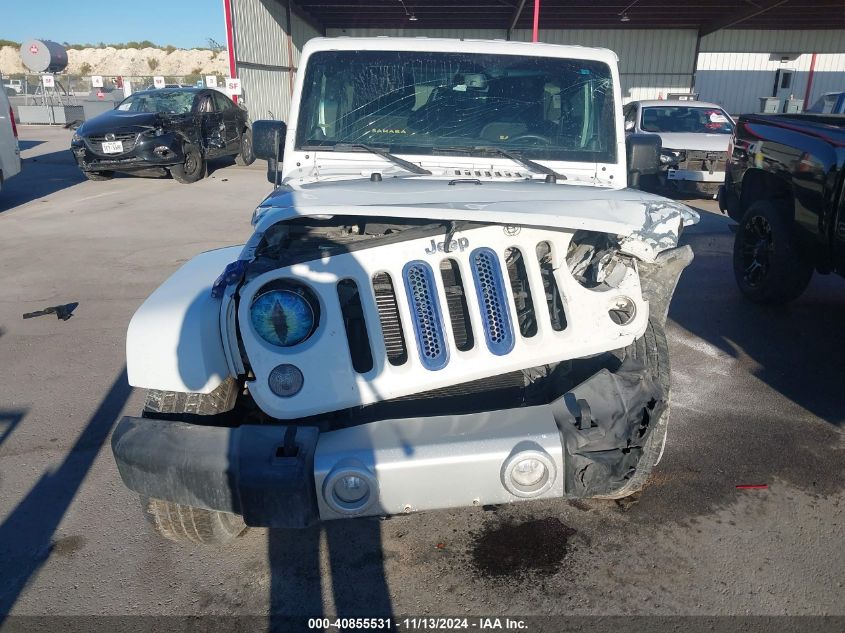 2014 Jeep Wrangler Unlimited Sahara VIN: 1C4BJWEGXEL195786 Lot: 40855531