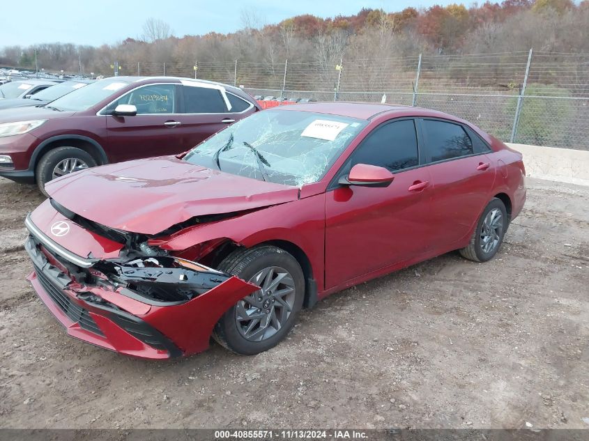 2024 Hyundai Elantra Sel VIN: KMHLM4DG0RU721579 Lot: 40855571