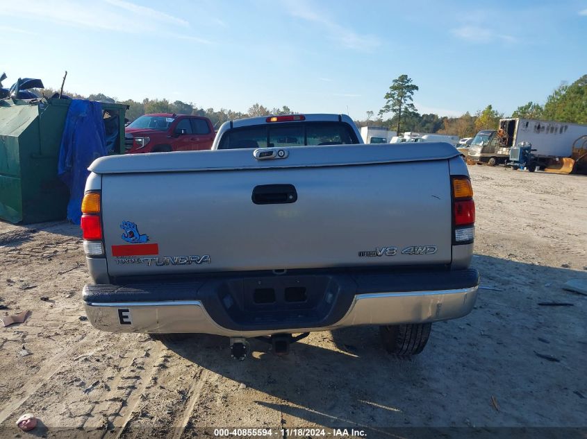 2002 Toyota Tundra Sr5 V8 VIN: 5TBKT44152S305190 Lot: 40855594