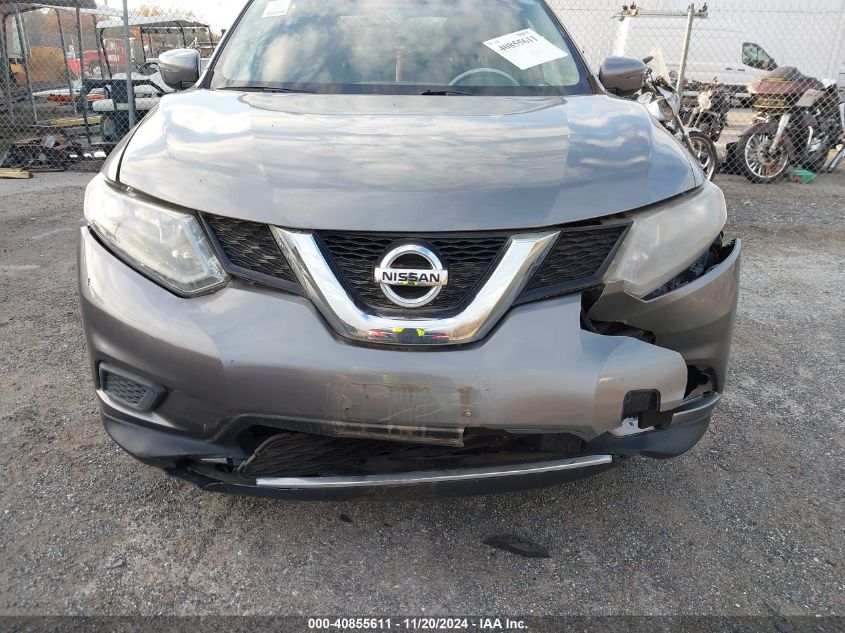 2016 Nissan Rogue Sv VIN: JN8AT2MV2GW131861 Lot: 40855611