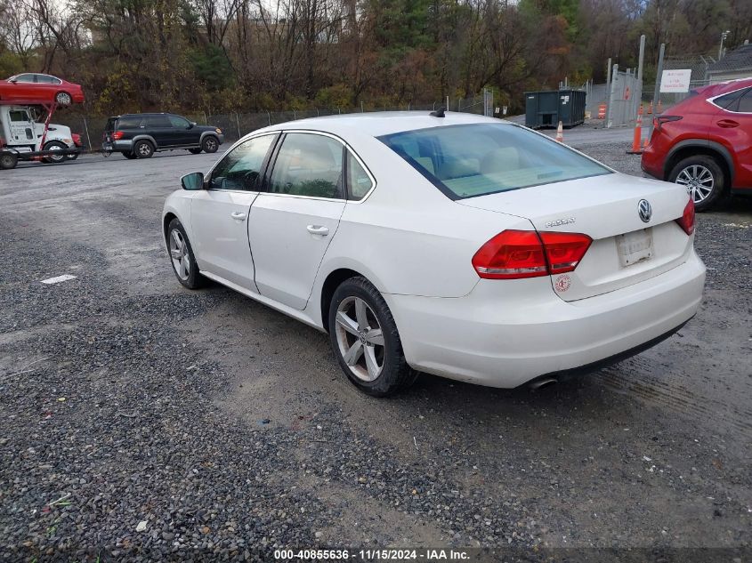 2013 Volkswagen Passat 2.5L Se VIN: 1VWBP7A39DC083693 Lot: 40855636