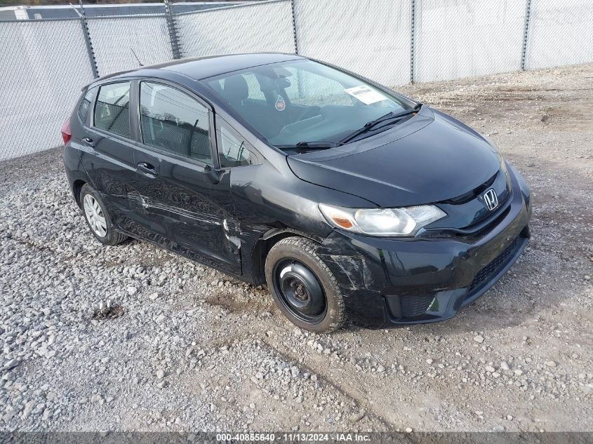 2016 Honda Fit Lx VIN: JHMGK5H52GX001687 Lot: 40855640