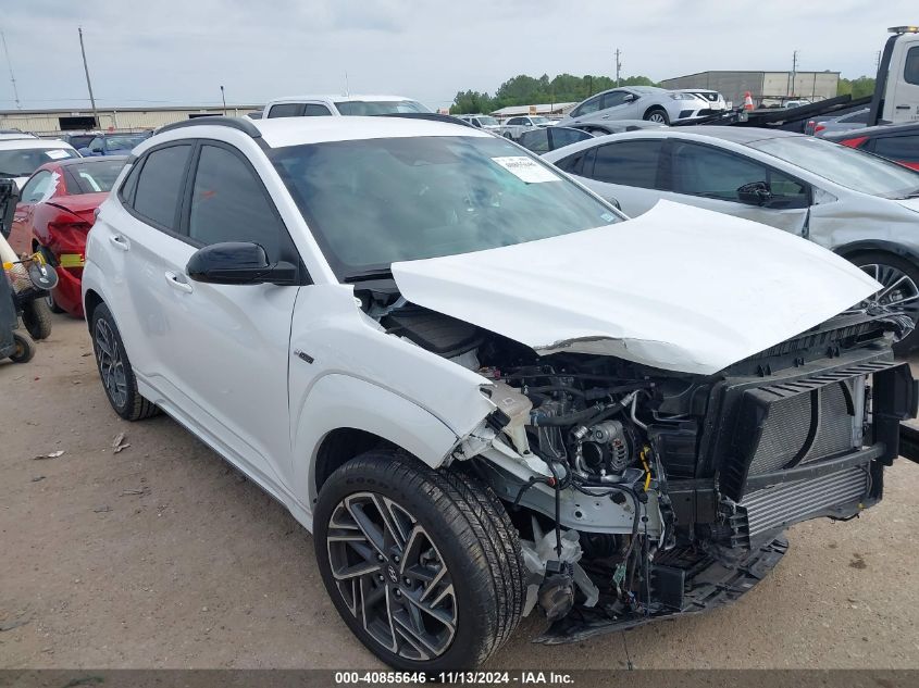 2022 Hyundai Kona N Line VIN: KM8K33A37NU821280 Lot: 40855646