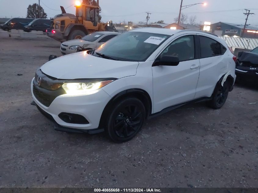 2022 Honda Hr-V Awd Sport VIN: 3CZRU6H11NM732924 Lot: 40855658