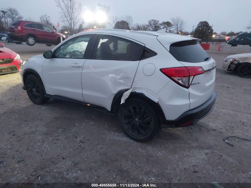 2022 Honda Hr-V Awd Sport VIN: 3CZRU6H11NM732924 Lot: 40855658