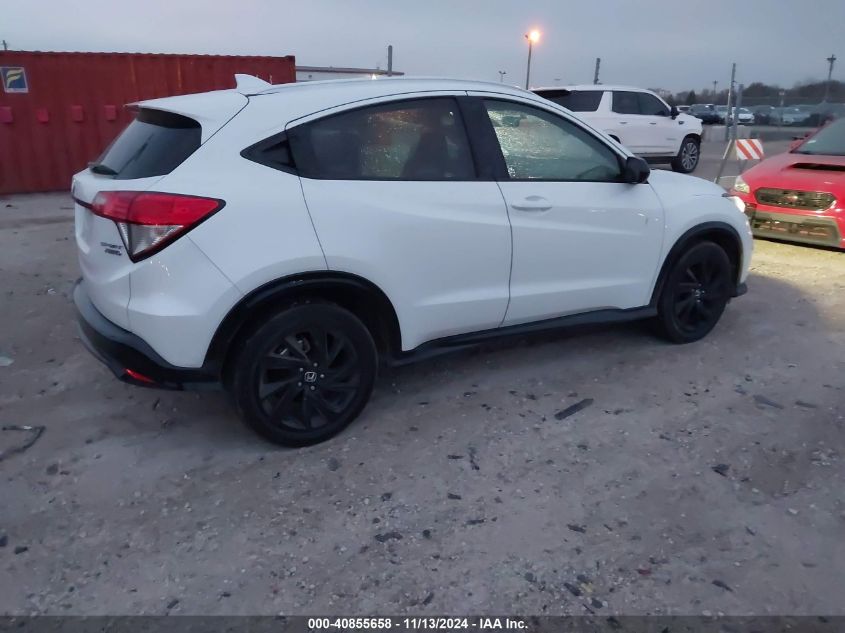 2022 Honda Hr-V Awd Sport VIN: 3CZRU6H11NM732924 Lot: 40855658