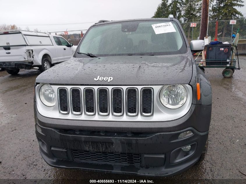 2016 Jeep Renegade Limited VIN: ZACCJBDT8GPD25820 Lot: 40855693