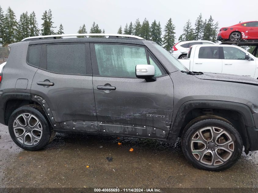 2016 Jeep Renegade Limited VIN: ZACCJBDT8GPD25820 Lot: 40855693