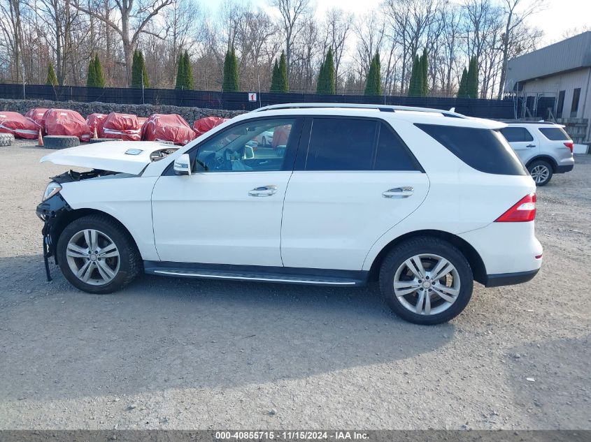 2015 Mercedes-Benz Ml 350 4Matic VIN: 4JGDA5HB2FA455531 Lot: 40855715