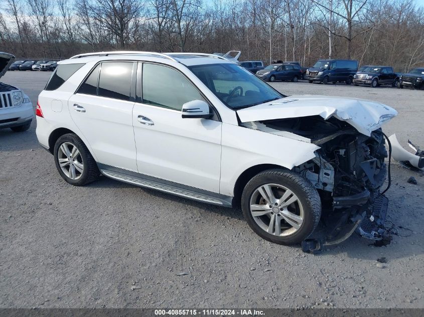 2015 Mercedes-Benz Ml 350 4Matic VIN: 4JGDA5HB2FA455531 Lot: 40855715