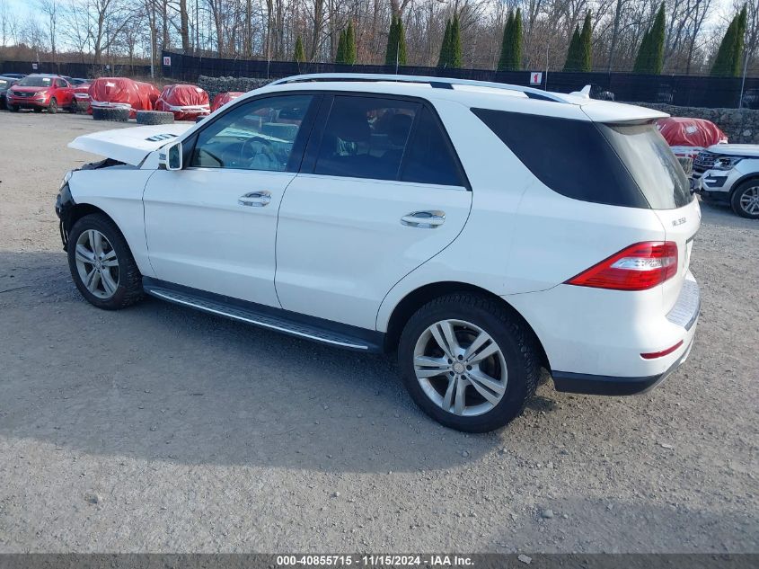 2015 Mercedes-Benz Ml 350 4Matic VIN: 4JGDA5HB2FA455531 Lot: 40855715