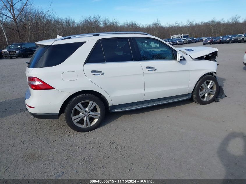 2015 Mercedes-Benz Ml 350 4Matic VIN: 4JGDA5HB2FA455531 Lot: 40855715