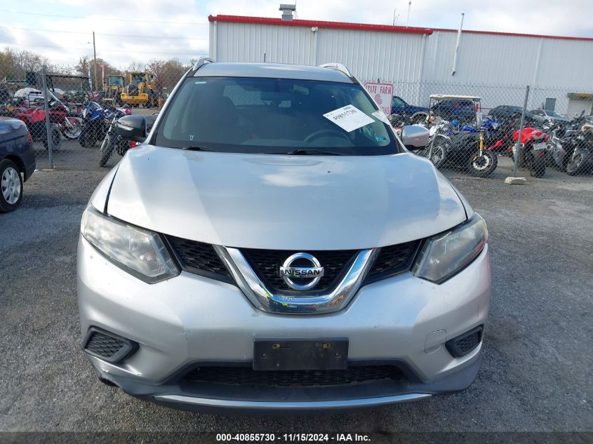 2015 Nissan Rogue Sv VIN: 5N1AT2MT2FC905984 Lot: 40855730