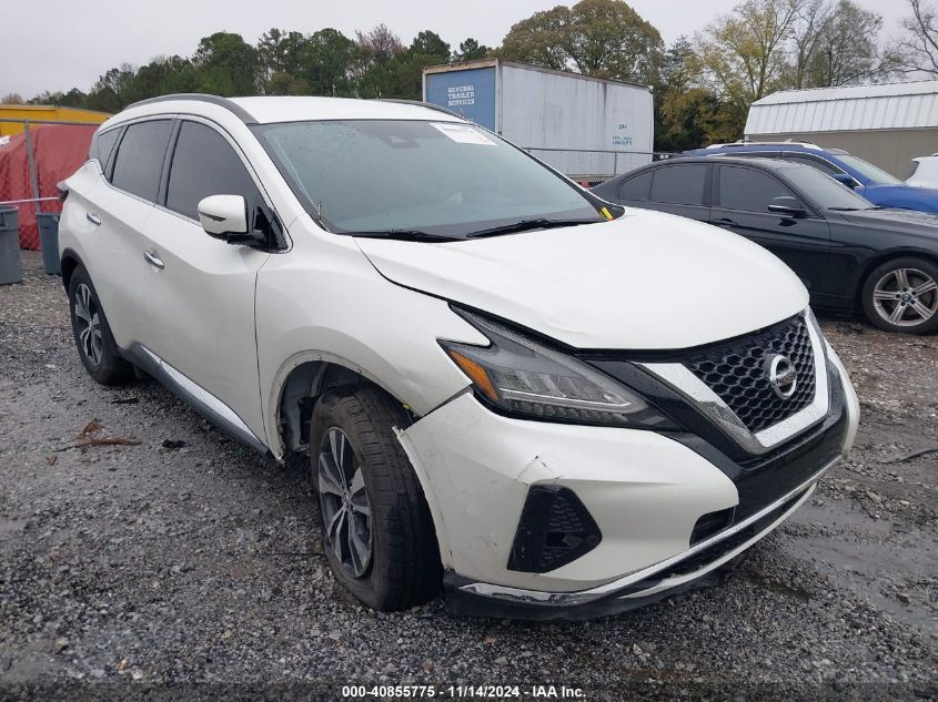 2021 Nissan Murano Sv VIN: 5N1AZ2BJ2MC141048 Lot: 40855775