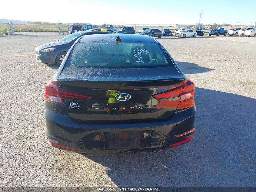 2019 Hyundai Elantra Sel VIN: 5NPD84LF0KH404441 Lot: 40855783