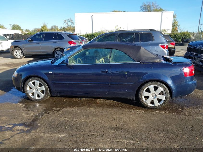 2006 Audi A4 1.8T VIN: WAUAC48H06K003245 Lot: 40855787