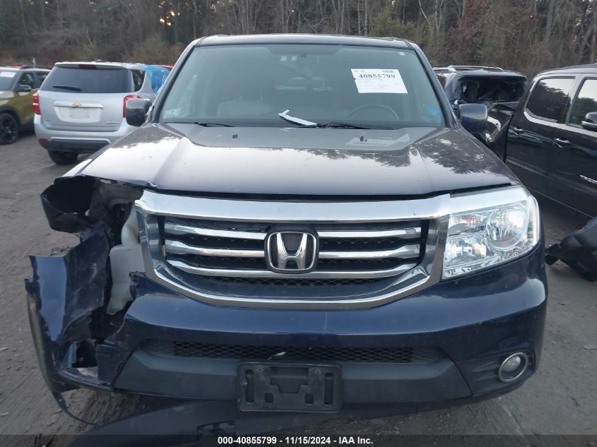 2013 Honda Pilot Ex-L VIN: 5FNYF4H5XDB012527 Lot: 40855799