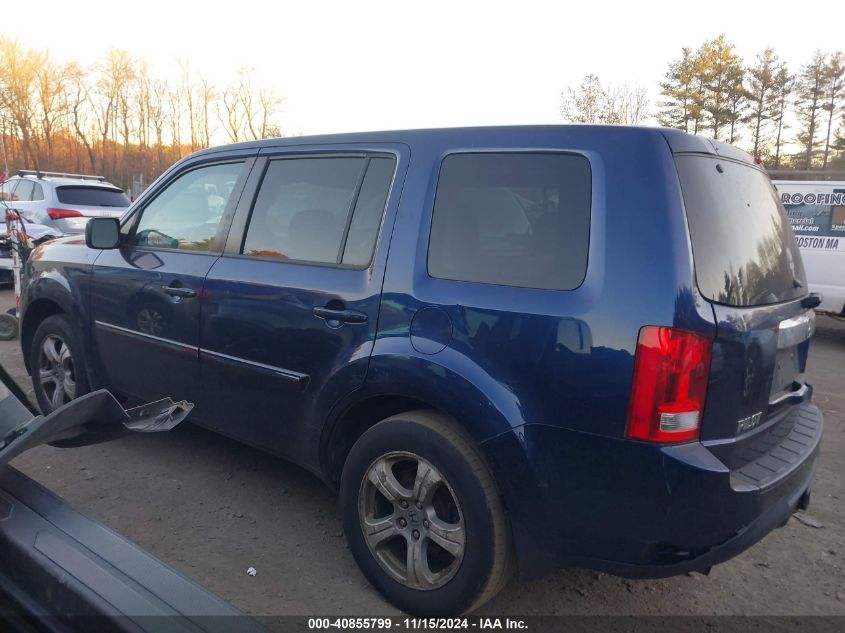 2013 Honda Pilot Ex-L VIN: 5FNYF4H5XDB012527 Lot: 40855799