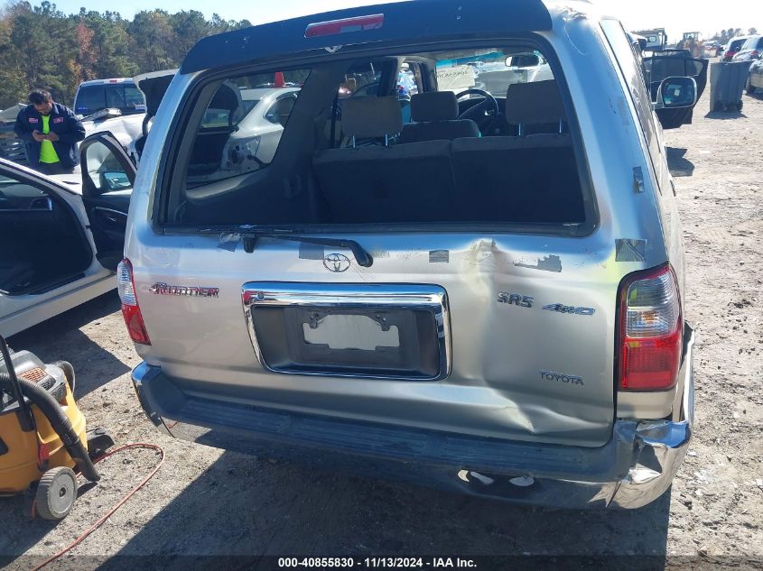 2002 Toyota 4Runner Sr5 V6 VIN: JT3HN86R529072291 Lot: 40855830