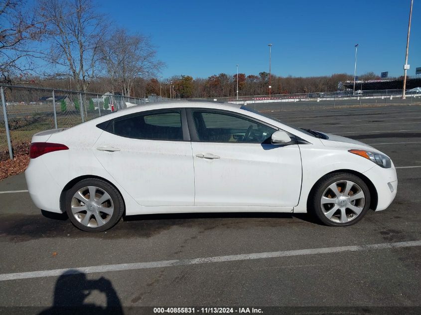 2013 Hyundai Elantra Limited VIN: 5NPDH4AEXDH229807 Lot: 40855831