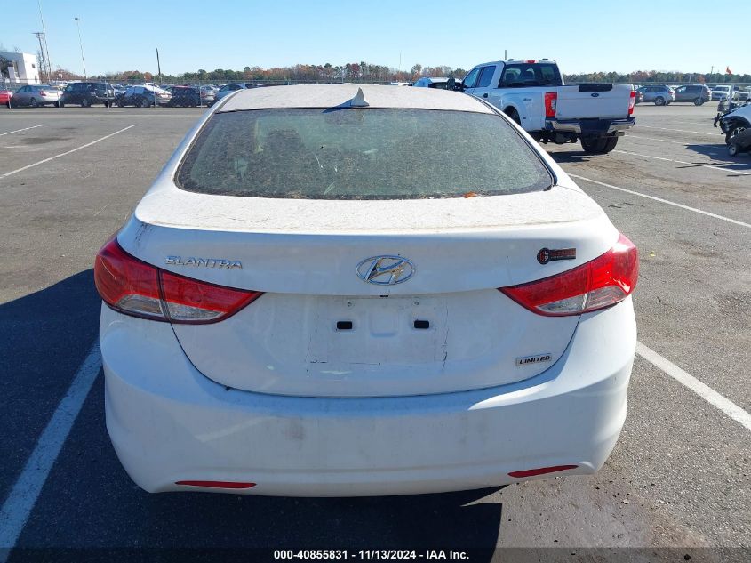 2013 Hyundai Elantra Limited VIN: 5NPDH4AEXDH229807 Lot: 40855831