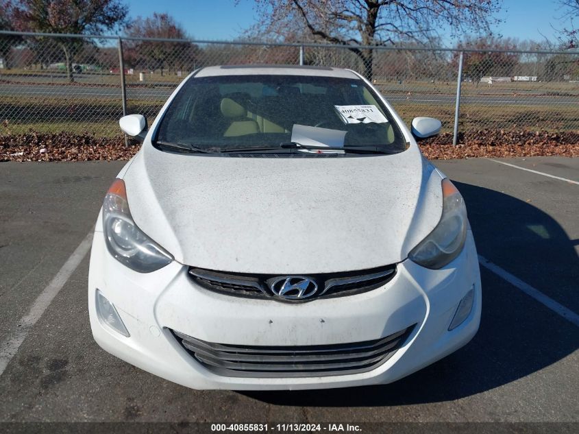 2013 Hyundai Elantra Limited VIN: 5NPDH4AEXDH229807 Lot: 40855831