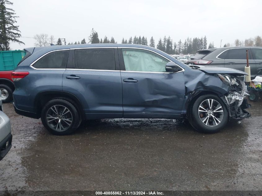 2018 Toyota Highlander Le Plus VIN: 5TDZZRFH4JS235224 Lot: 40855862