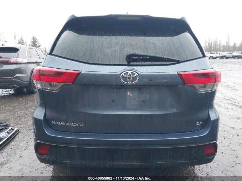 2018 Toyota Highlander Le Plus VIN: 5TDZZRFH4JS235224 Lot: 40855862