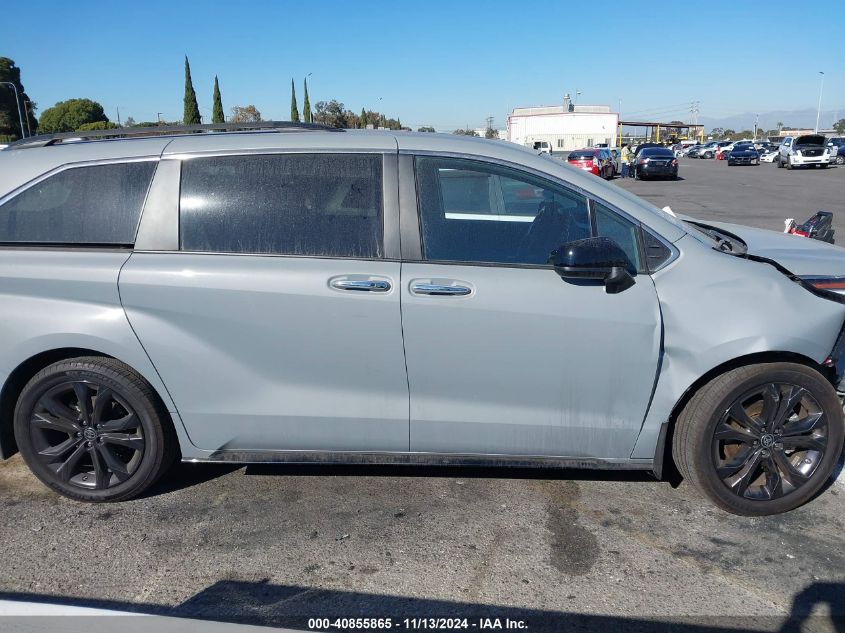 2023 Toyota Sienna Xse VIN: 5TDDRKEC6PS156167 Lot: 40855865