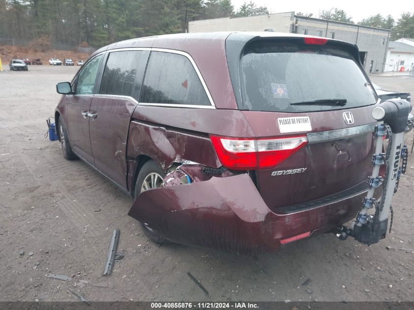 2013 Honda Odyssey Ex-L VIN: 5FNRL5H60DB057312 Lot: 40855876