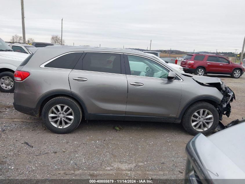 2016 Kia Sorento 2.4L Lx VIN: 5XYPGDA39GG053259 Lot: 40855879