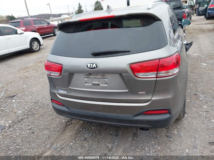 2016 Kia Sorento 2.4L Lx VIN: 5XYPGDA39GG053259 Lot: 40855879