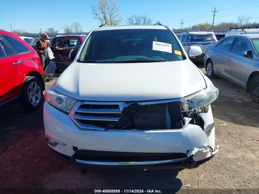 2013 Toyota Highlander Limited V6 VIN: 5TDYK3EH0DS101278 Lot: 40855889