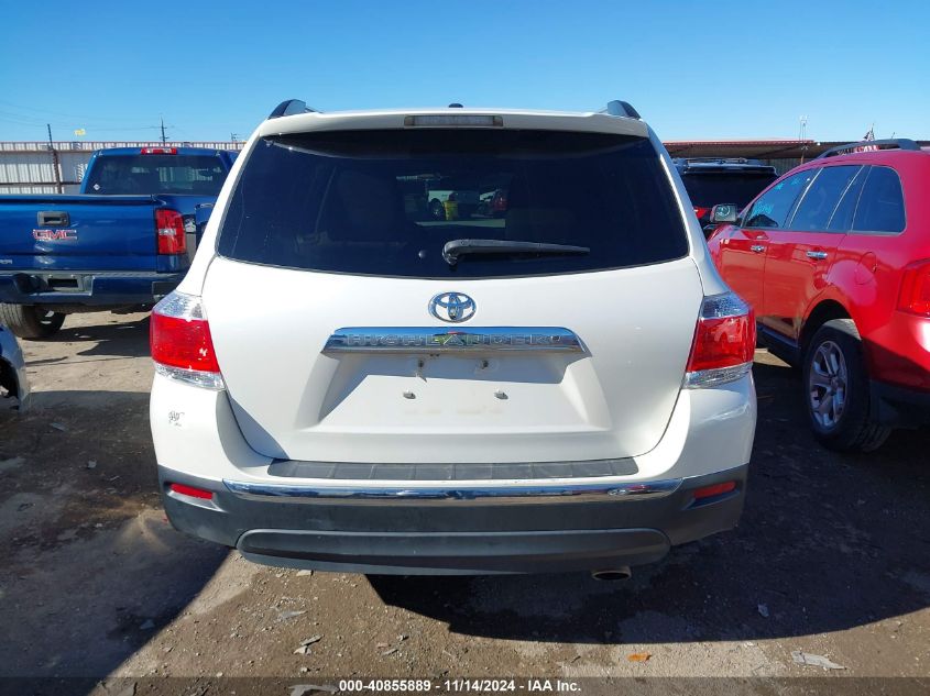 2013 Toyota Highlander Limited V6 VIN: 5TDYK3EH0DS101278 Lot: 40855889