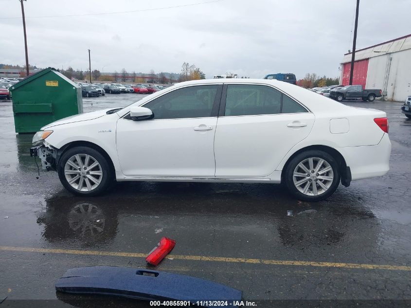 2012 Toyota Camry Hybrid Xle VIN: 4T1BD1FK6CU023013 Lot: 40855901