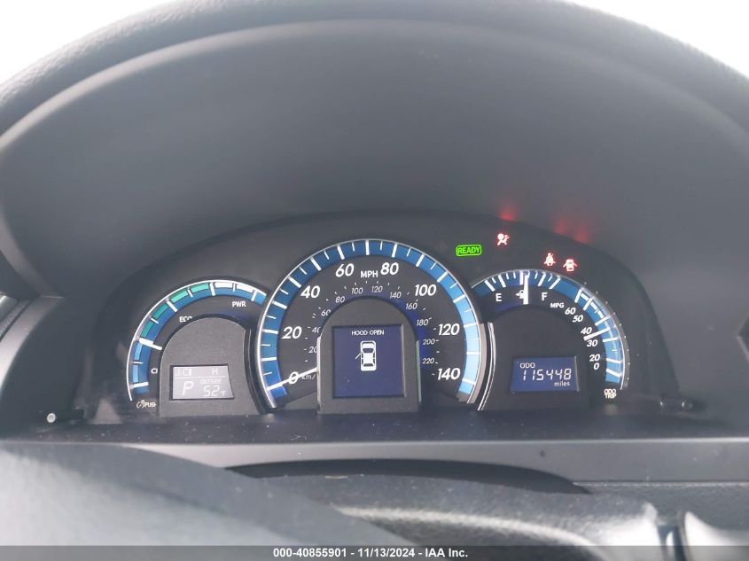 2012 TOYOTA CAMRY HYBRID VIN: 4T1BD1FK6CU023013