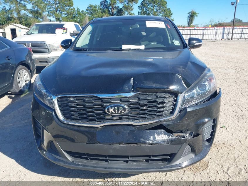 2019 Kia Sorento 2.4L Lx VIN: 5XYPG4A30KG512736 Lot: 40855917