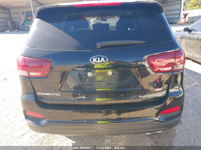 2019 Kia Sorento 2.4L Lx VIN: 5XYPG4A30KG512736 Lot: 40855917