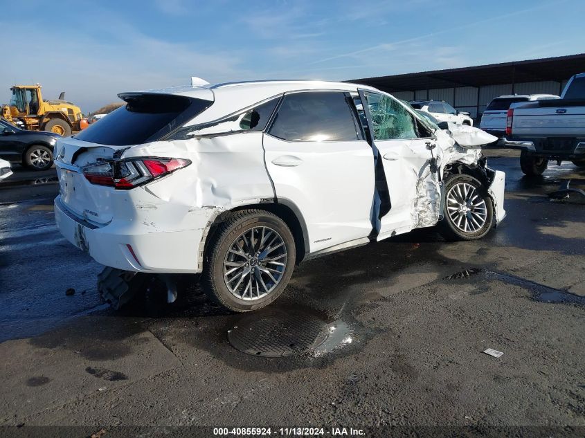 2017 Lexus Rx 450H F Sport VIN: 2T2BGMCA5HC020354 Lot: 40855924