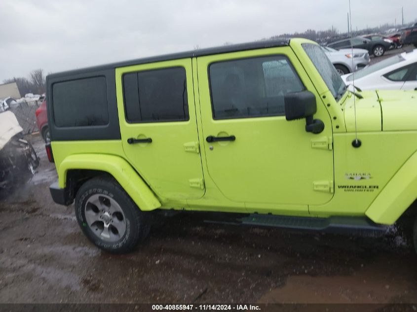 2016 Jeep Wrangler Unlimited Sahara VIN: 1C4BJWEG9GL328525 Lot: 40855947