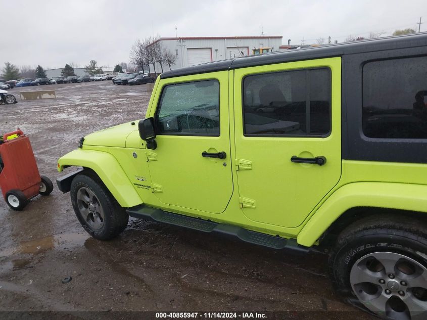 2016 Jeep Wrangler Unlimited Sahara VIN: 1C4BJWEG9GL328525 Lot: 40855947