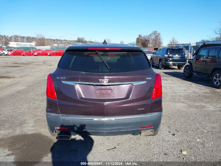 2017 Cadillac Xt5 Luxury VIN: 1GYKNDRS9HZ261571 Lot: 40855957