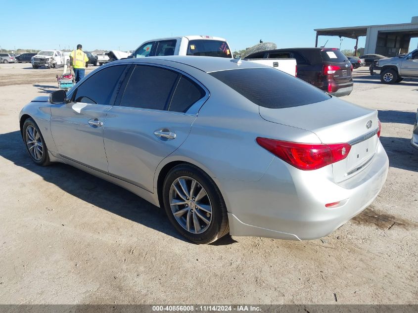 VIN JN1BV7AP5EM676431 2014 Infiniti Q50, Premium no.3