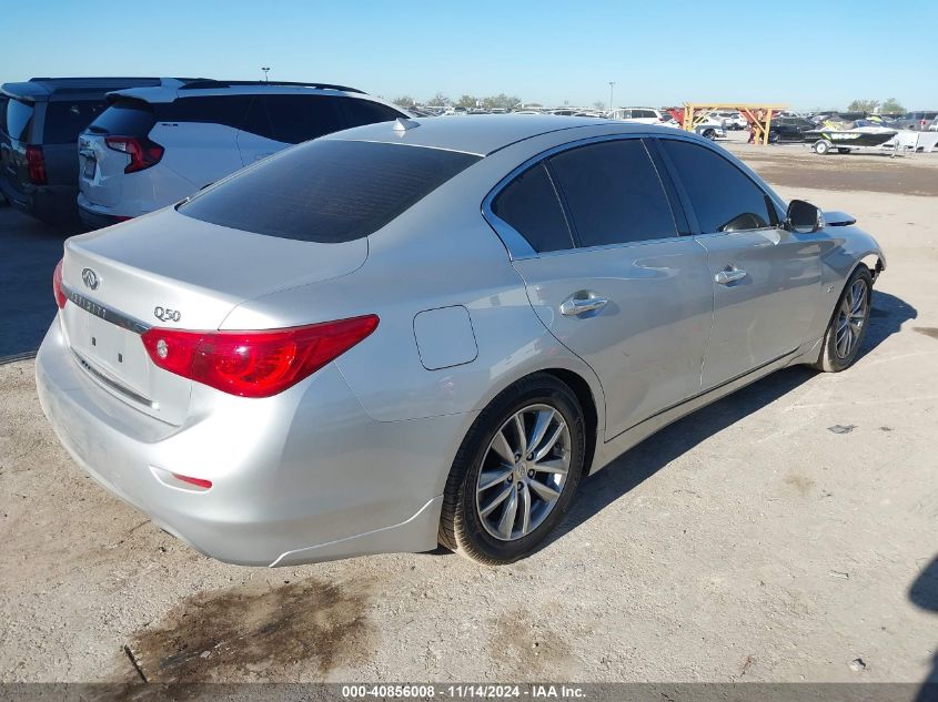 VIN JN1BV7AP5EM676431 2014 Infiniti Q50, Premium no.4