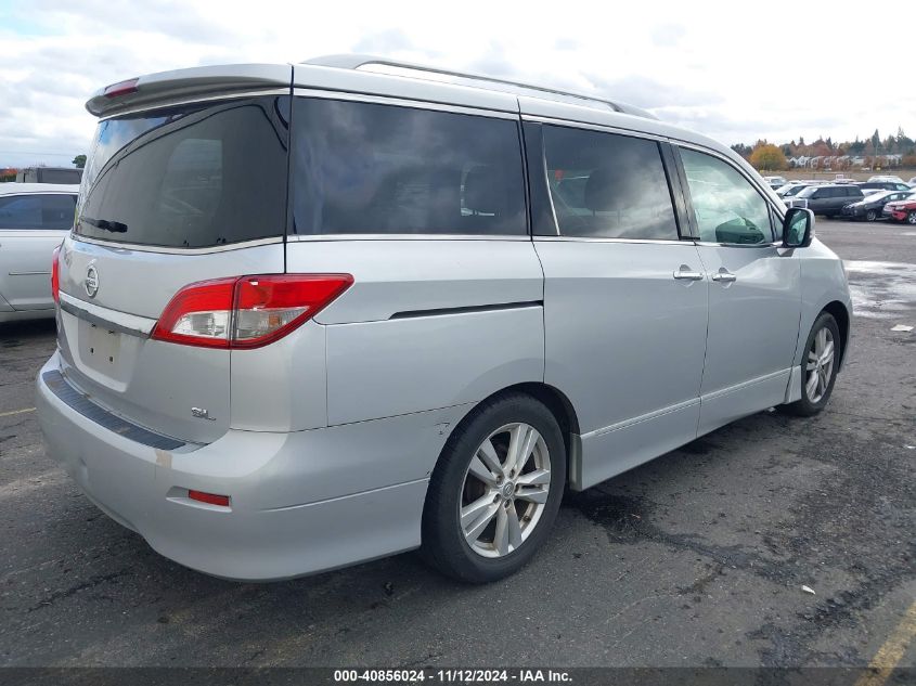 2012 Nissan Quest Sl VIN: JN8AE2KP9C9032669 Lot: 40856024