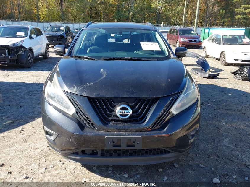 2018 Nissan Murano Sl VIN: 5N1AZ2MH0JN162877 Lot: 40856044