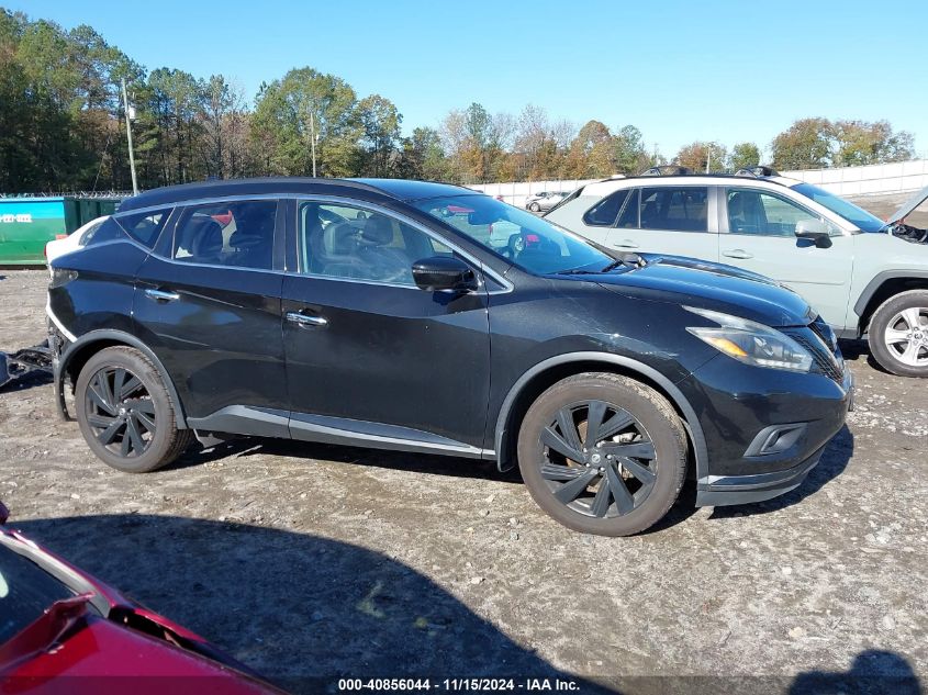 2018 Nissan Murano Sl VIN: 5N1AZ2MH0JN162877 Lot: 40856044