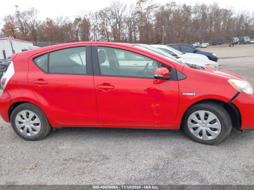 2014 Toyota Prius C Two VIN: JTDKDTB38E1562168 Lot: 40856084